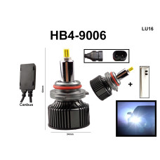 Мощни LED HB4 9006 крушки с мощен турбо вентилатор - 72W - LU16 - Sellzone.bg Мощни LED HB4 9006 крушки с мощен турбо вентилатор - 72W - LU16