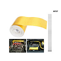 Златиста термо изолационна лента за изпускателни тръби - Mt07 - Sellzone.bg Златиста термо изолационна лента за изпускателни тръби - Mt07