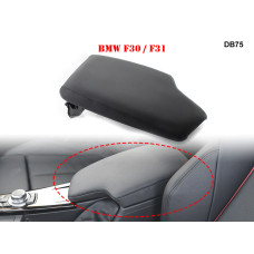 Черен кожен подлакътник за BMW 3 F30 F31 2013-2019 - DB75
