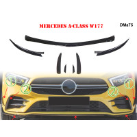 Комплект тунинг добавка за предна броня за Mercedes AMG A W177 - DMa75