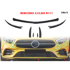 Комплект тунинг добавка за предна броня за Mercedes AMG A W177 - DMa75